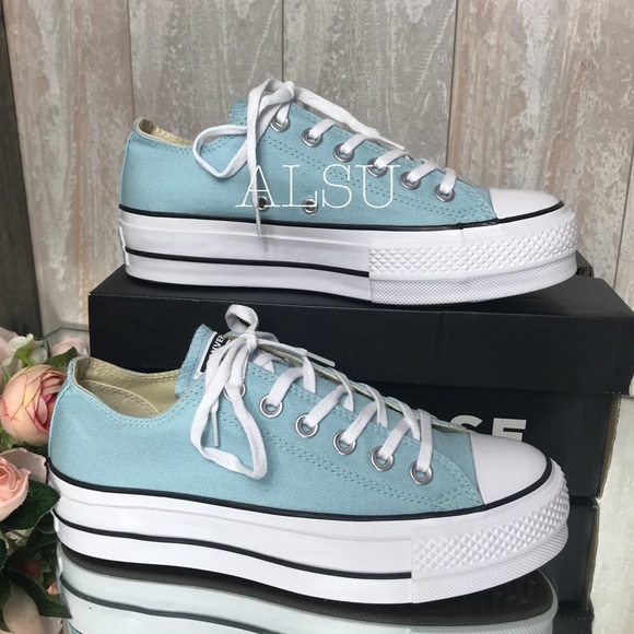 Converse Ctas Lift OX Ocean Bliss W AUTHENTIC - Picture 2 of 8